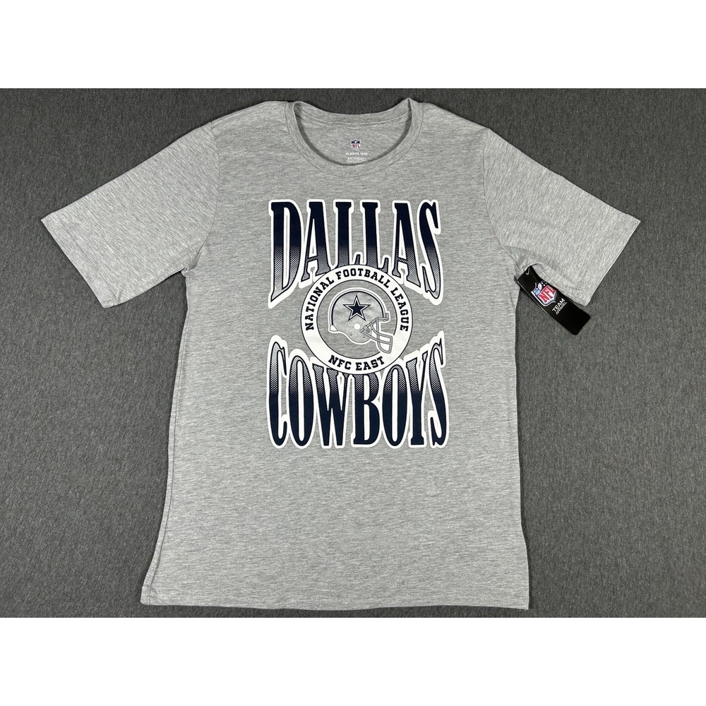 NFL Dallas Cowboys Graphic T-Shirt Gray Size XL 18/20